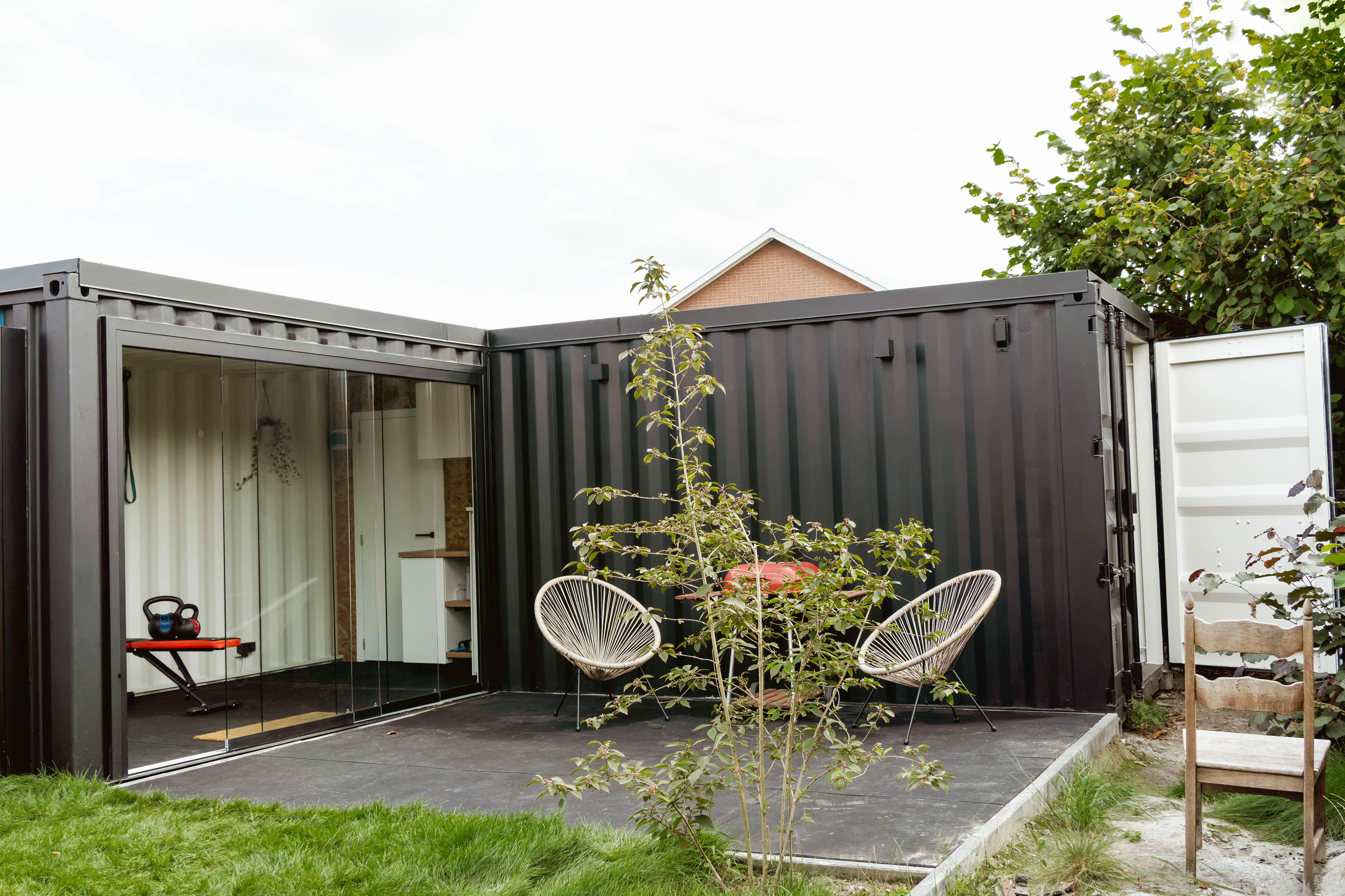 Liv-art zeecontainers lounge - sportruimte